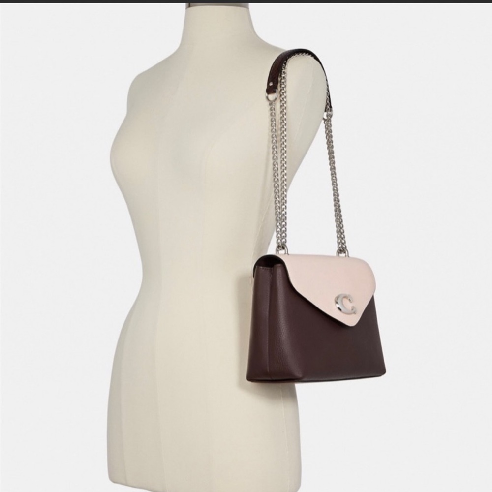 COACH Tammie Shoulder Bag In Colorblock - Picture 9 of 11